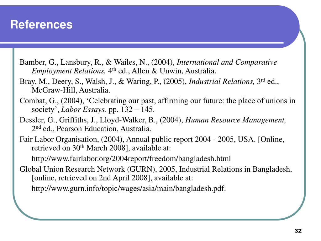 PPT Industrial Relations in Bangladesh Lecture 8