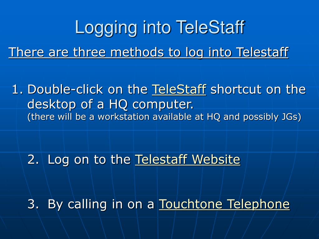 PPT Getting Started With TeleStaff PowerPoint Presentation, free(03)