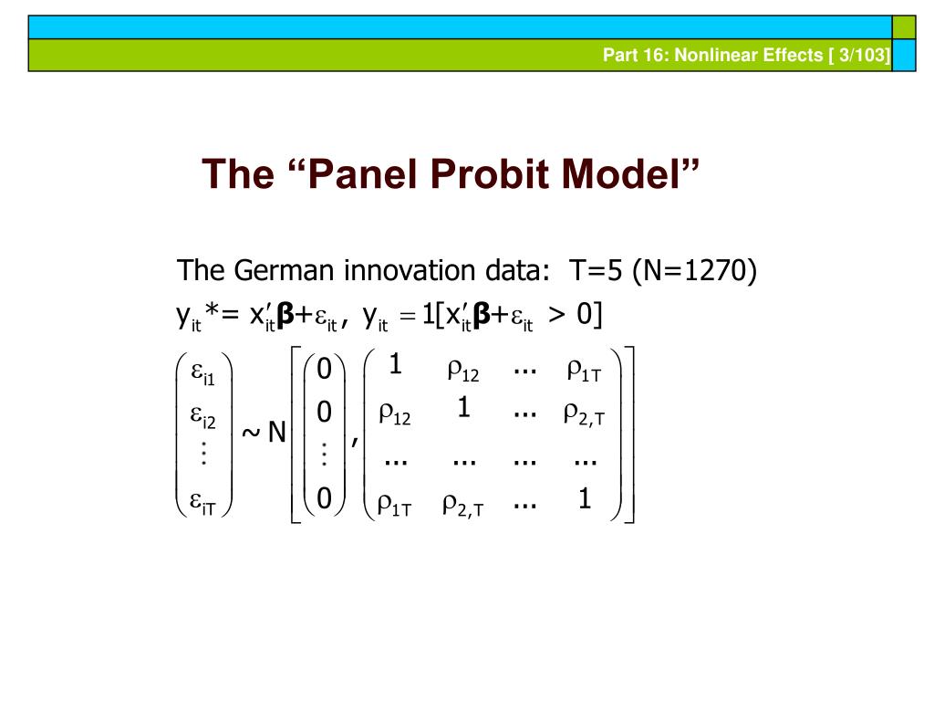 PPT Econometric Analysis of Panel Data PowerPoint Presentation, free download ID682593