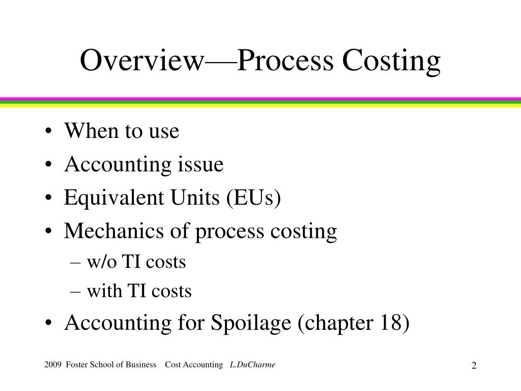 PPT Process Costing PowerPoint Presentation, free download ID684229