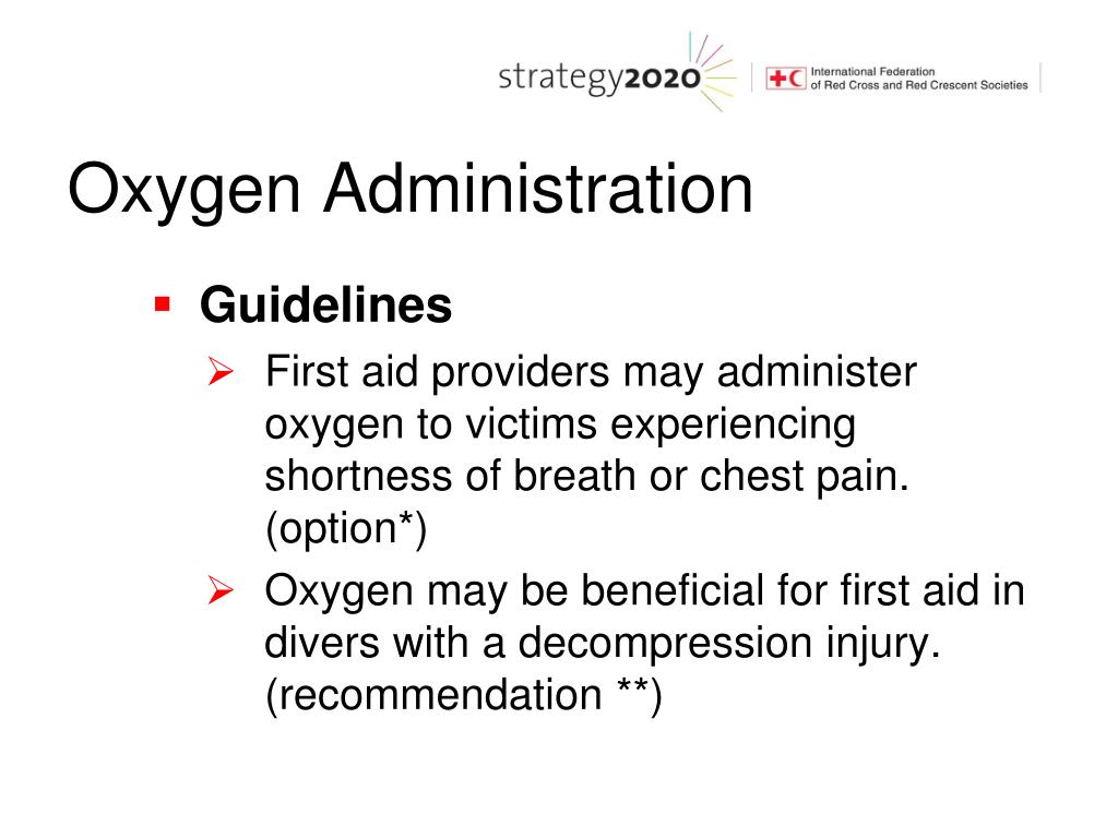 PPT First IFRC International First Aid and resuscitation Guidelines