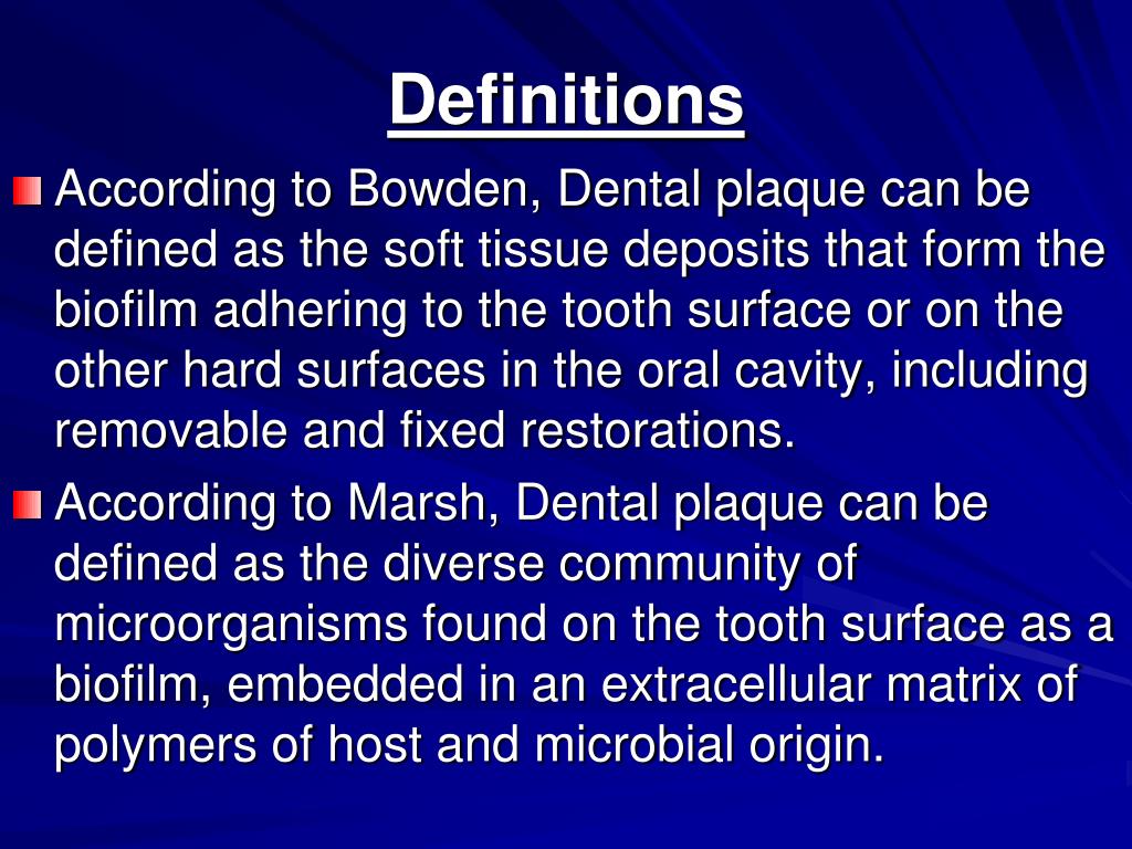 PPT Dental Plaque PowerPoint Presentation, free download ID685116