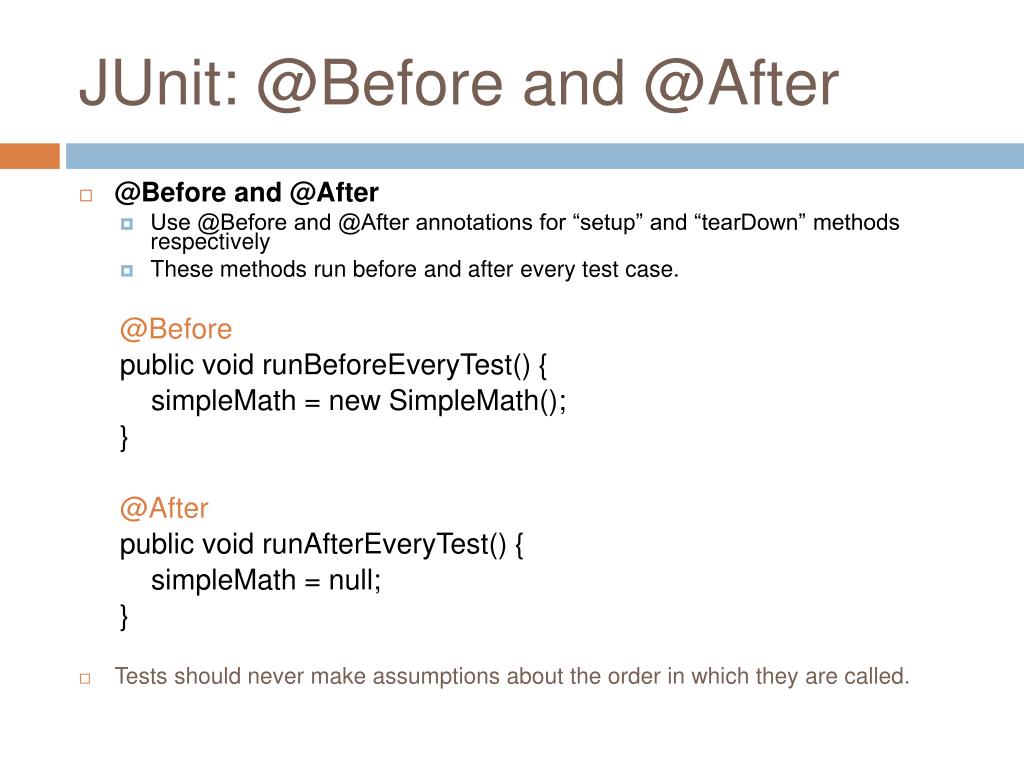PPT Software Quality Assurance MODULE TESTING NUNIT & JUNIT