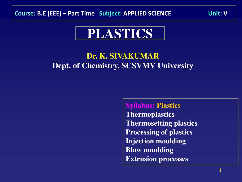 PPT PLASTICS PowerPoint Presentation, free download ID686505