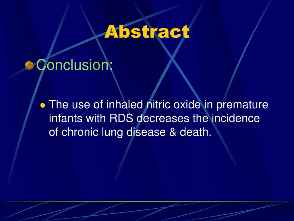 PPT Inhaled Nitric Oxide in Premature Infants with The Respiratory
