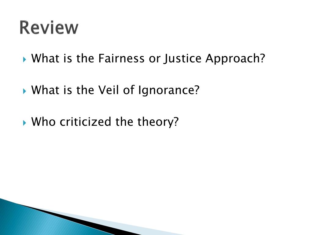 PPT The Fairness and Justice Approach PowerPoint Presentation, free