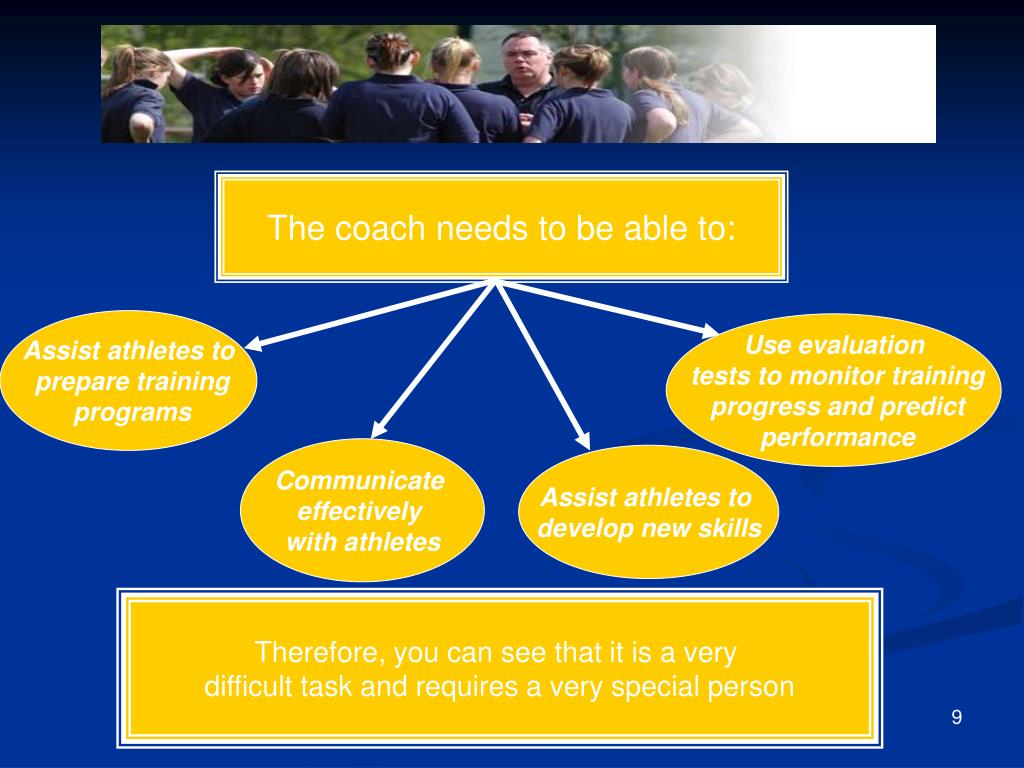 PPT The Roles of a Sports Coach PowerPoint Presentation, free