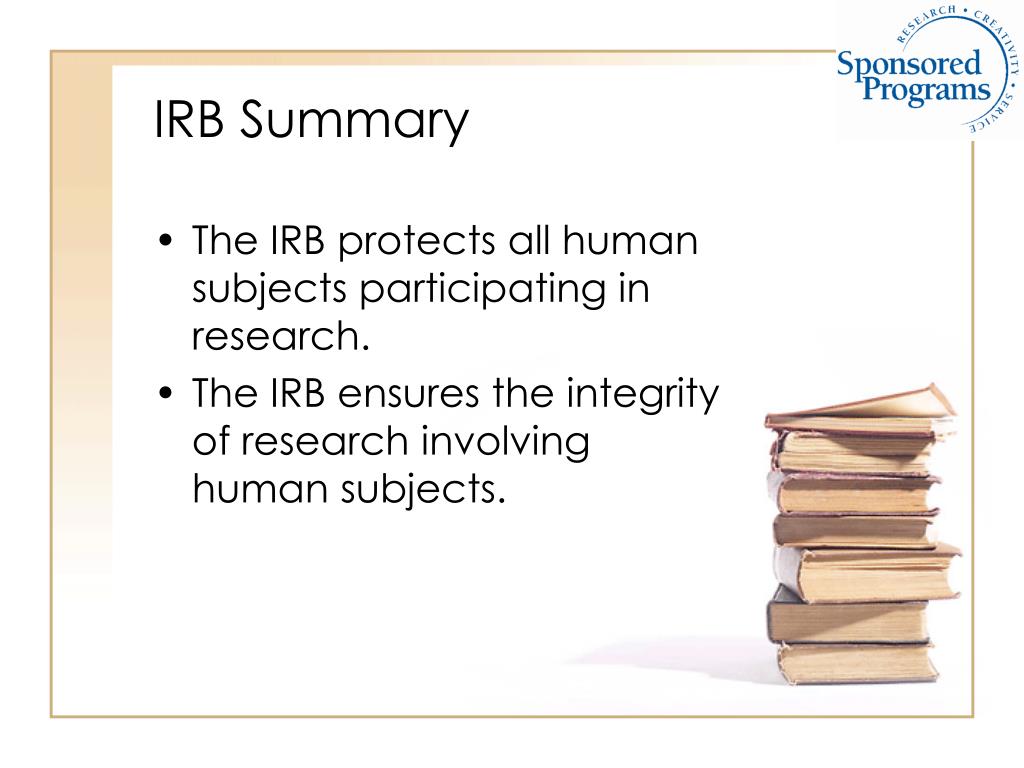 PPT Institutional Review Board (IRB) PowerPoint Presentation, free