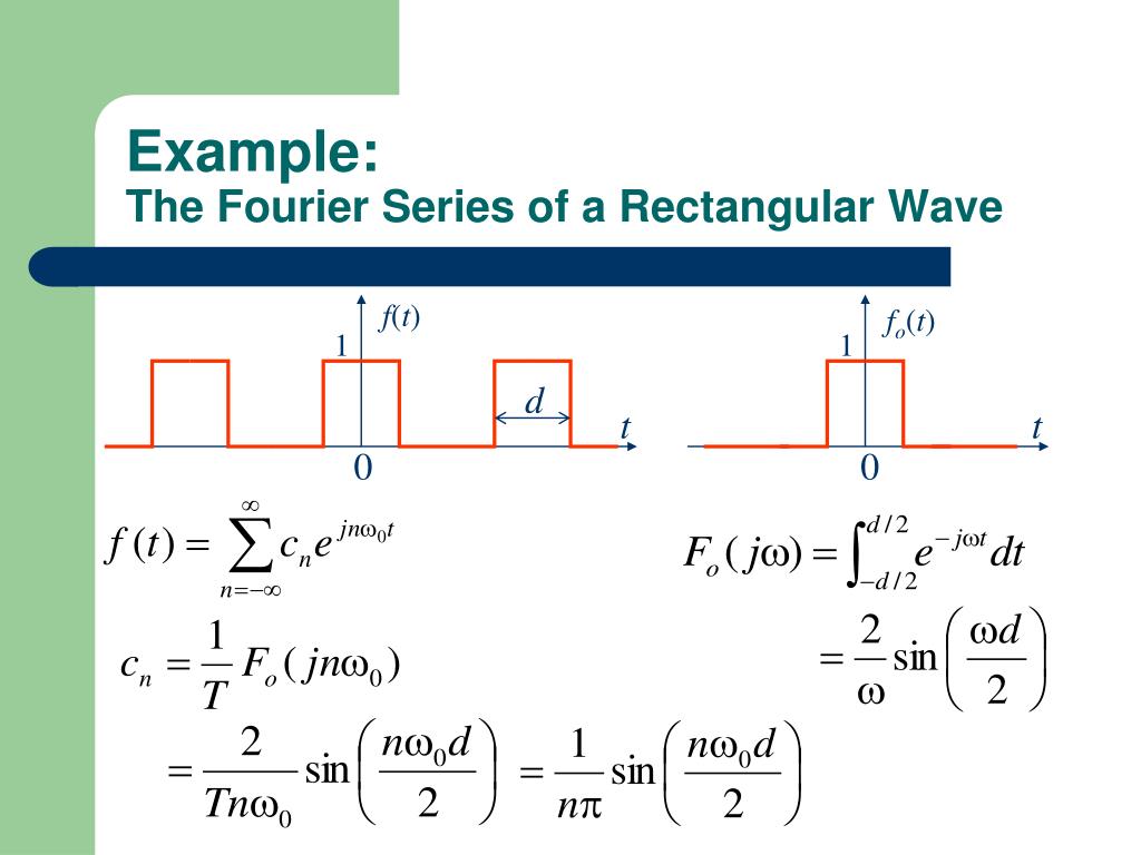 PPT Fourier Transforms of Special Functions PowerPoint Presentation