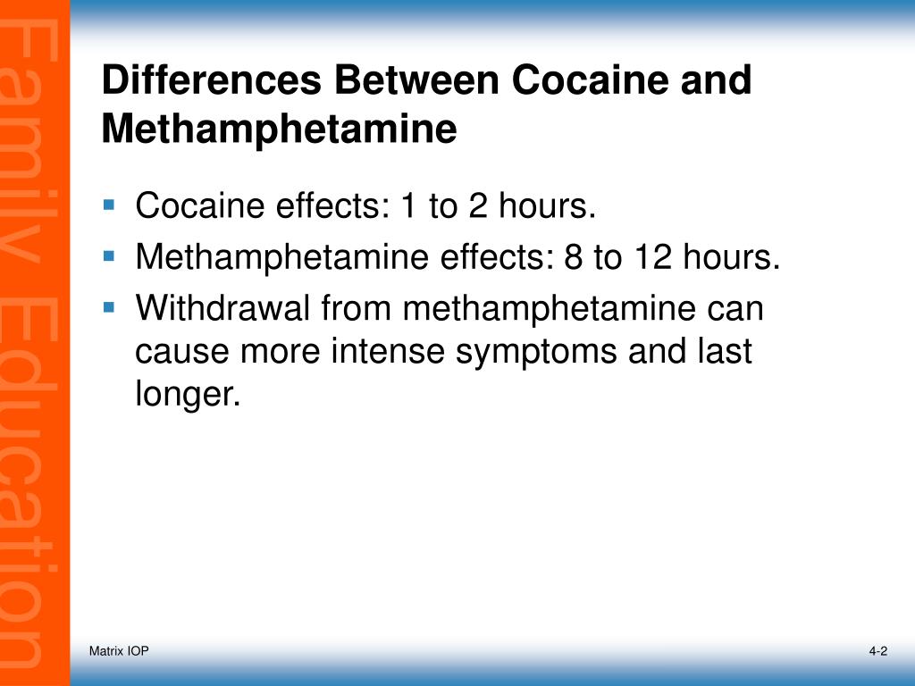 PPT Session 4 Methamphetamine and Cocaine PowerPoint Presentation
