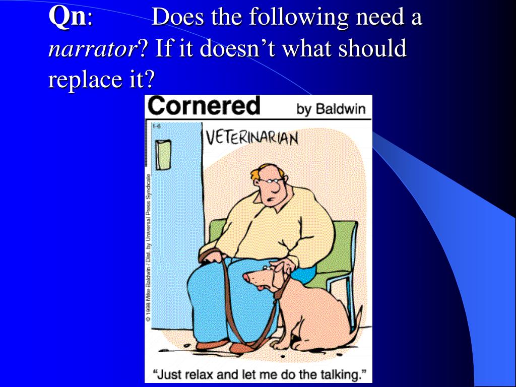 PPT The Narrator PowerPoint Presentation, free download ID691902