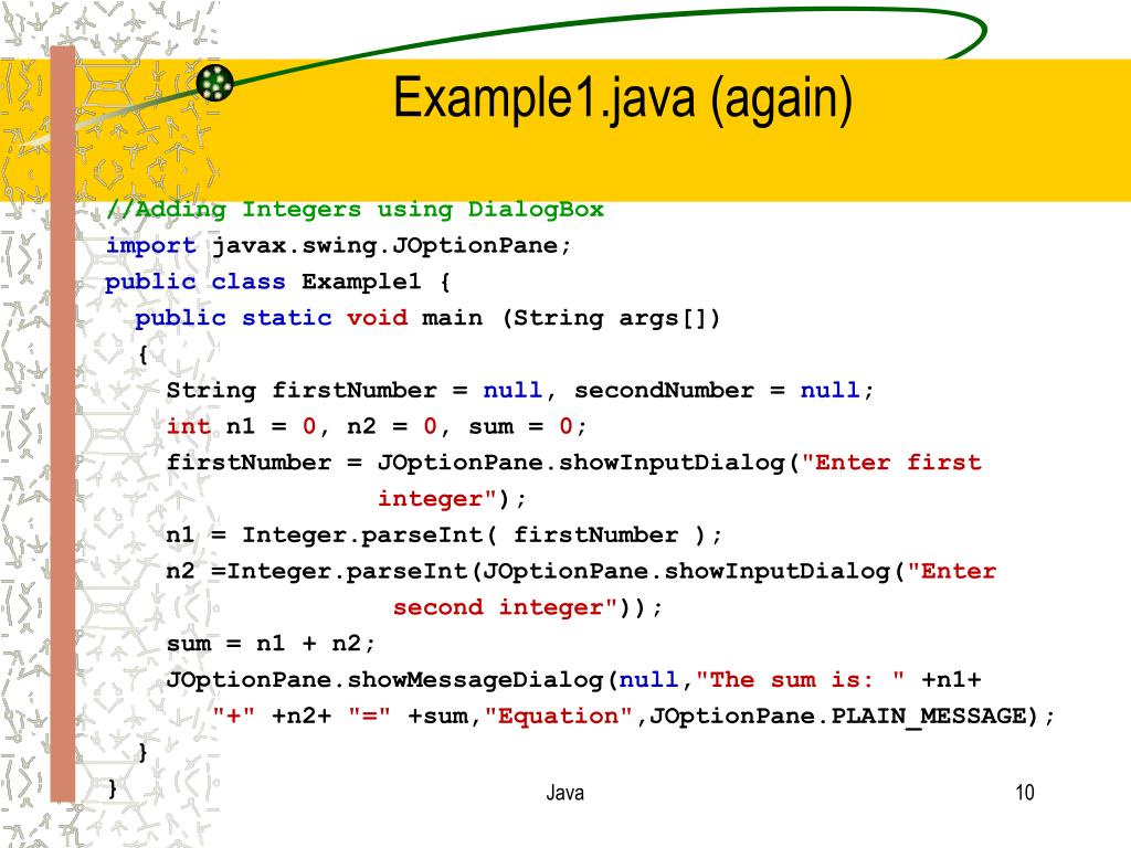 PPT Weeks 12 Java Basics PowerPoint Presentation, free download