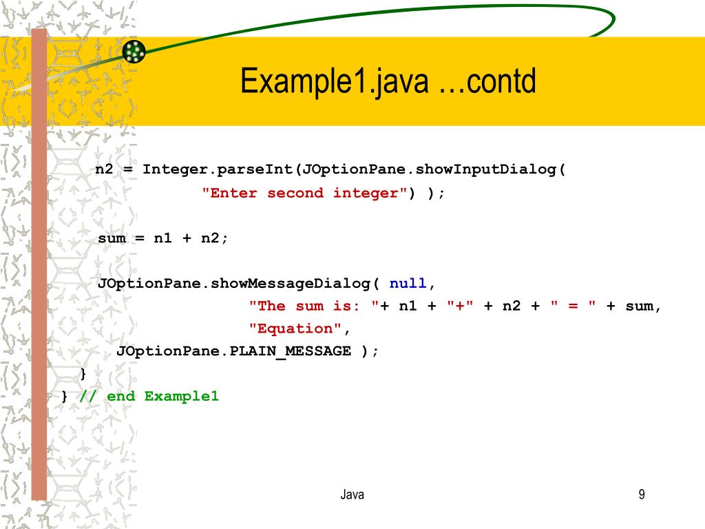 PPT Weeks 12 Java Basics PowerPoint Presentation, free download