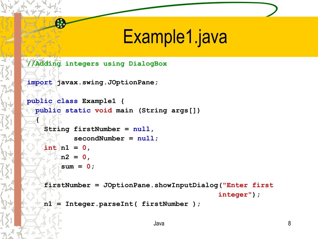 PPT Weeks 12 Java Basics PowerPoint Presentation, free download