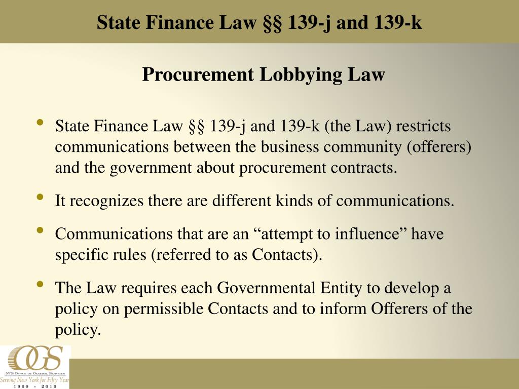 PPT Changes to Public Officers Law Gifts Conflicts of Interest