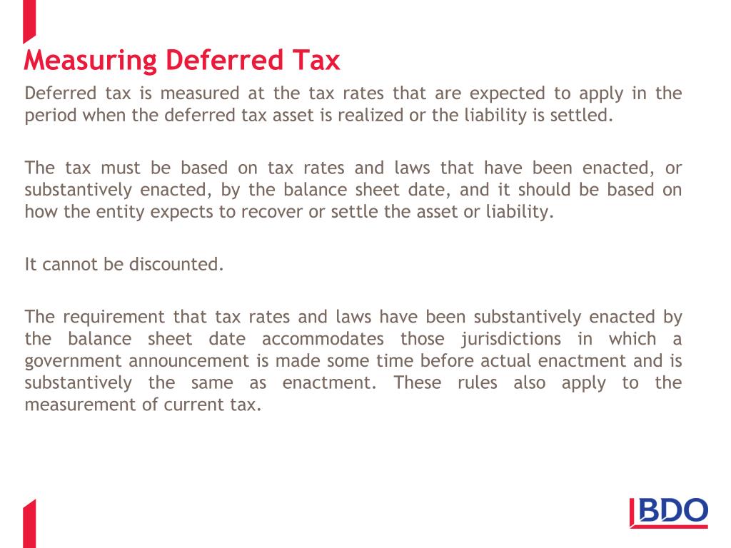 PPT IAS 12 Taxes PowerPoint Presentation ID69645