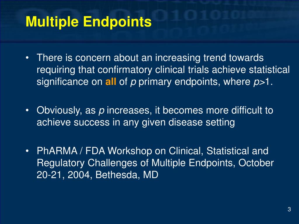 PPT Multiple Primary Endpoints in Clinical Trials PowerPoint