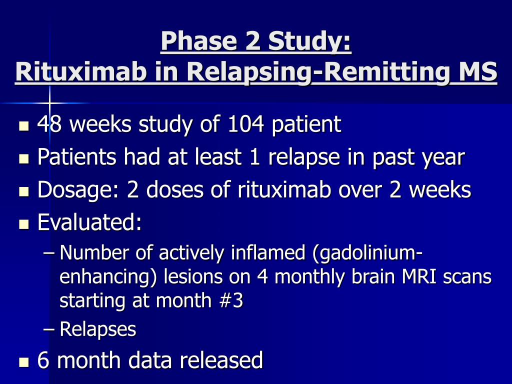 PPT Rituximab (RITUXAN) & Multiple Sclerosis PowerPoint Presentation