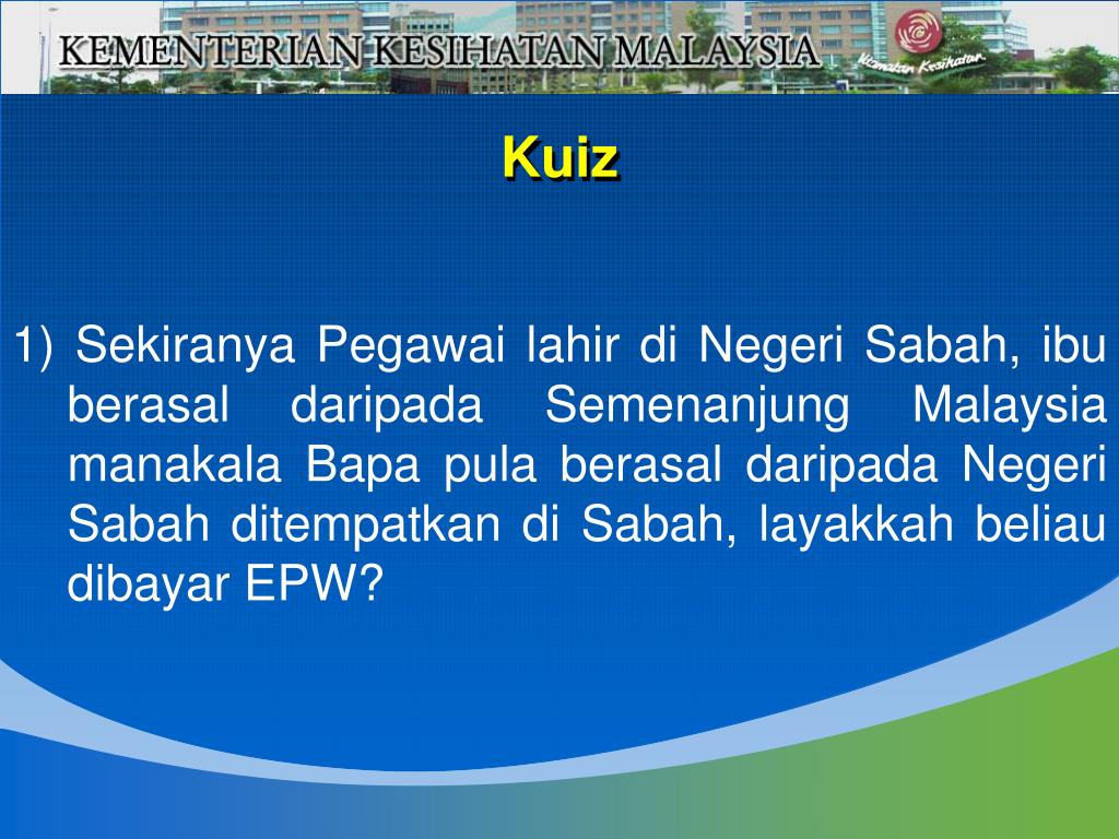 Kadar Elaun Perumahan Wilayah 2016 JADUAL KELAYAKAN... Zprop Team