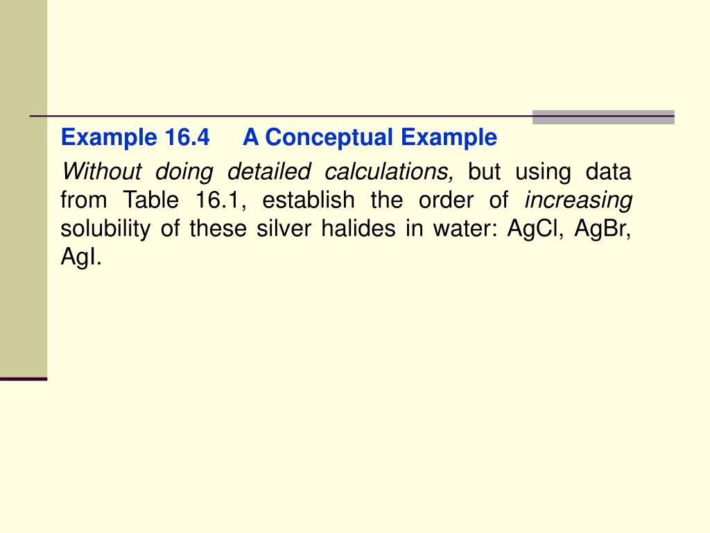 PPT The Solubility Product Constant, K sp PowerPoint Presentation
