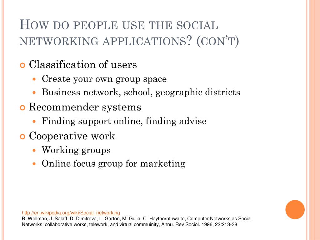 PPT Applications for Social Networking PowerPoint Presentation, free
