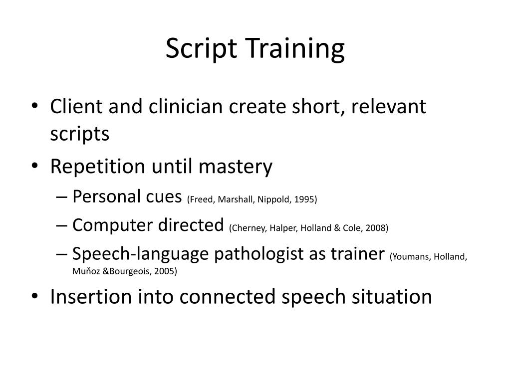 PPT Aphasia Treatment Evidencebased Practice The State of the