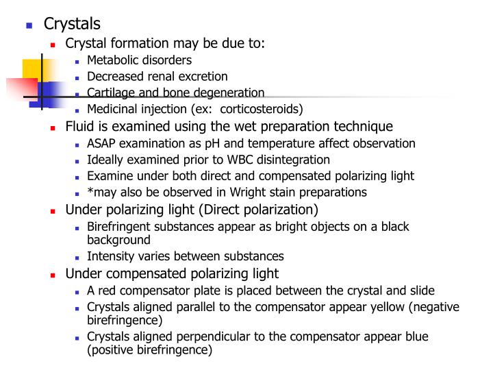 PPT Synovial Fluid PowerPoint Presentation ID702385