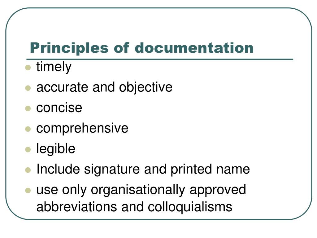 PPT Nursing Documentation & Legal Considerations in Wound Management