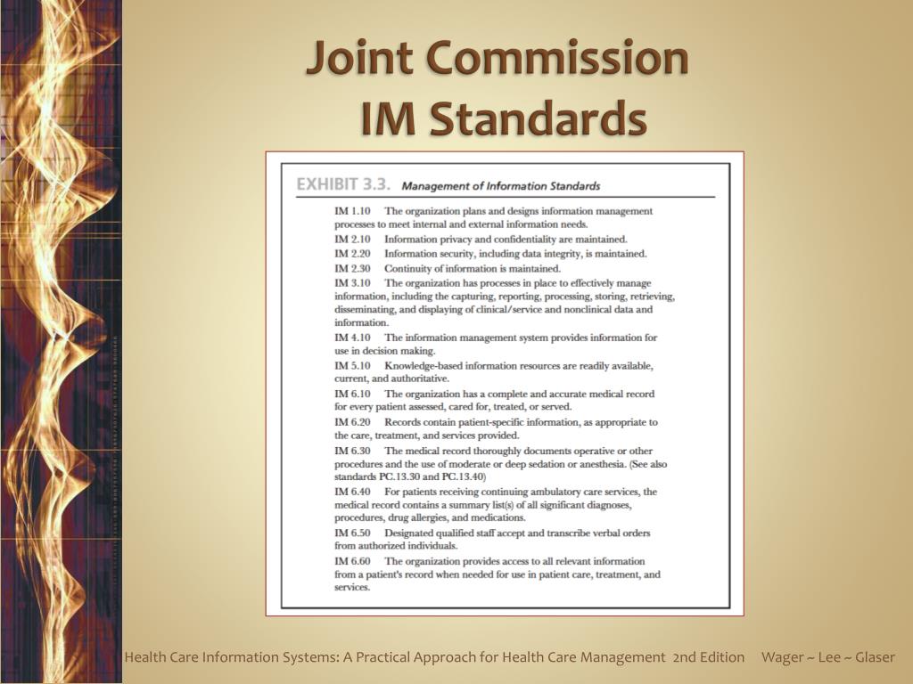 PPT Health Care Information Regulations, Laws, and Standards