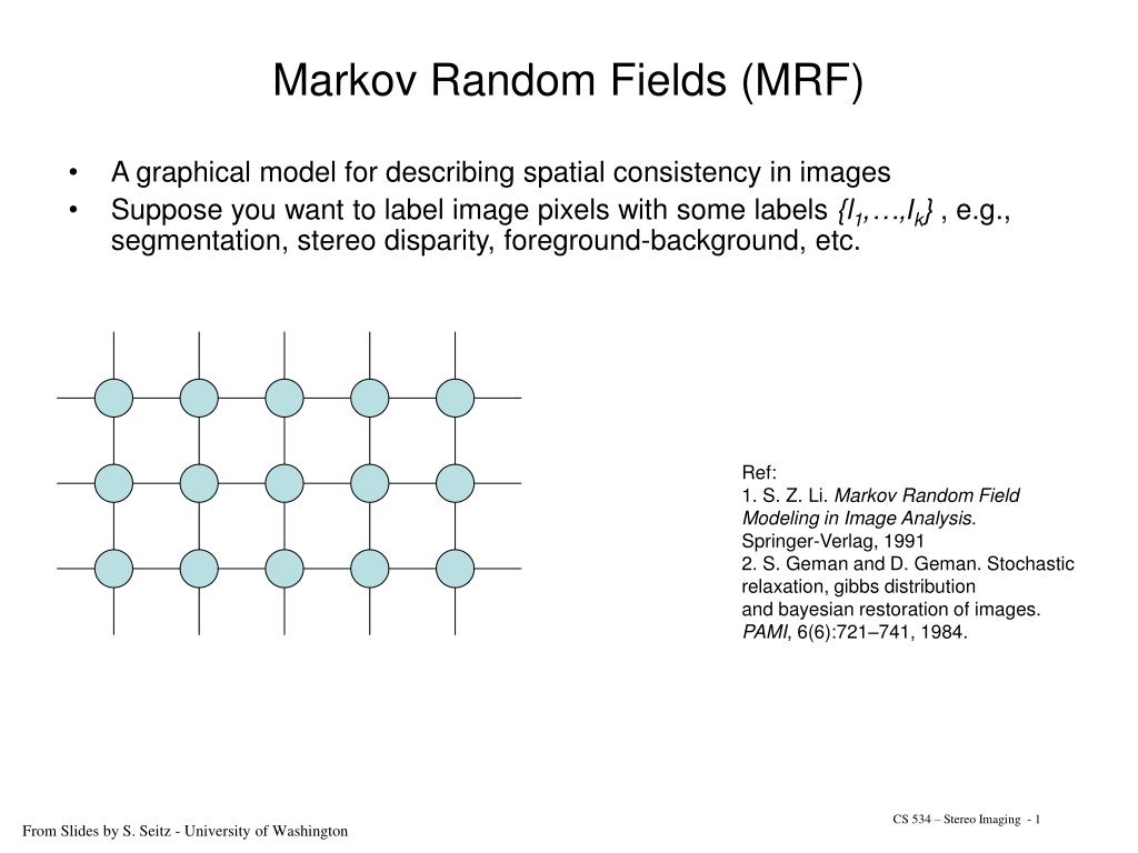 PPT Markov Random Fields (MRF) PowerPoint Presentation, free download
