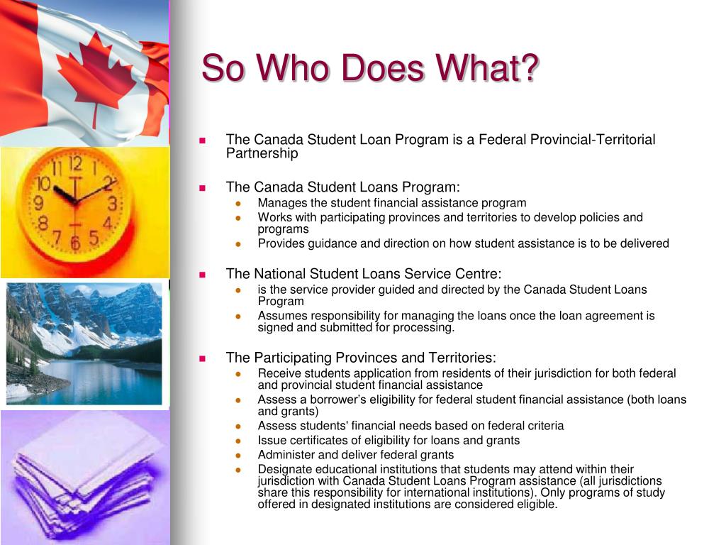 PPT Canada Student Loans Program PowerPoint Presentation, free