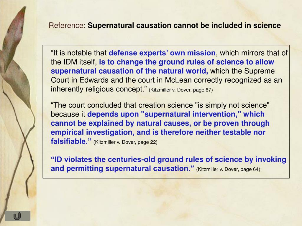 PPT Using the criteria of the Dover decision, would the Kansas