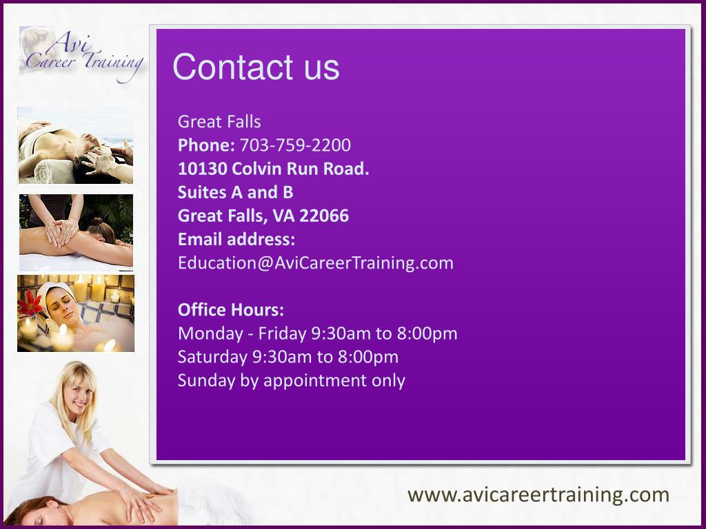 PPT Massage Therapy School Avi Career Training PowerPoint