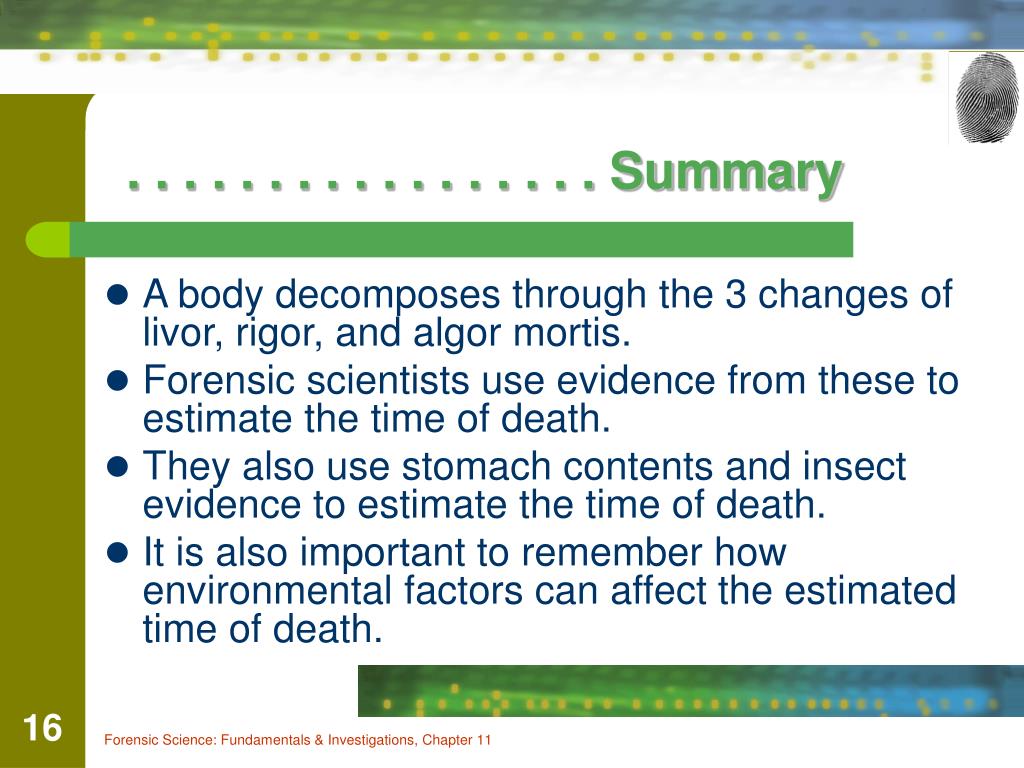 PPT Chapter 11 Death Manner, Mechanism, Cause, and Time PowerPoint