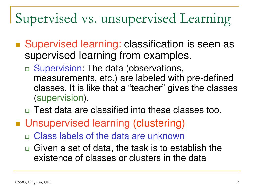 PPT Chapter 3 Supervised Learning PowerPoint Presentation, free