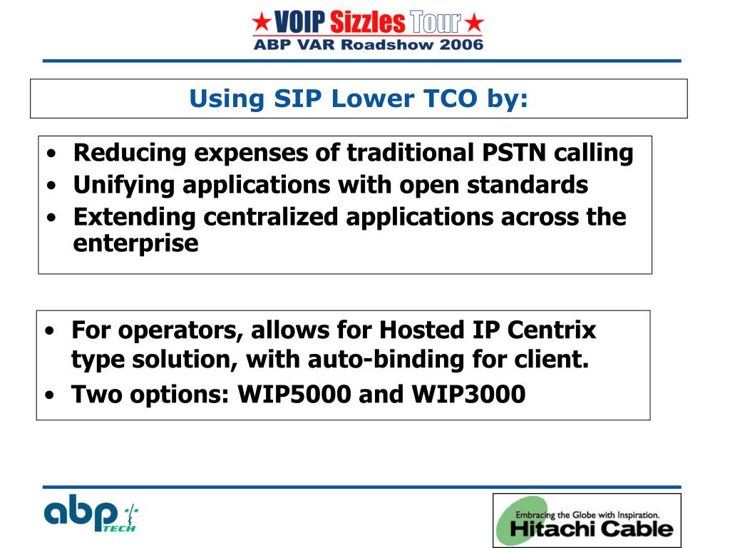 PPT Wireless Voiceover IP SIPBased HandSet Solutions Hitachi Cable