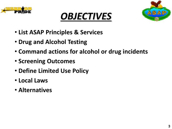 PPT Army Substance Abuse Program (ASAP) Briefing PowerPoint