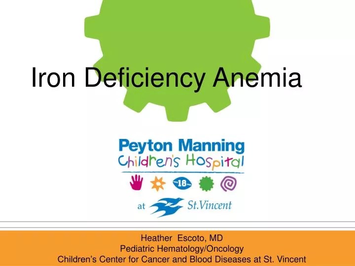 PPT Iron Deficiency Anemia PowerPoint Presentation, free download