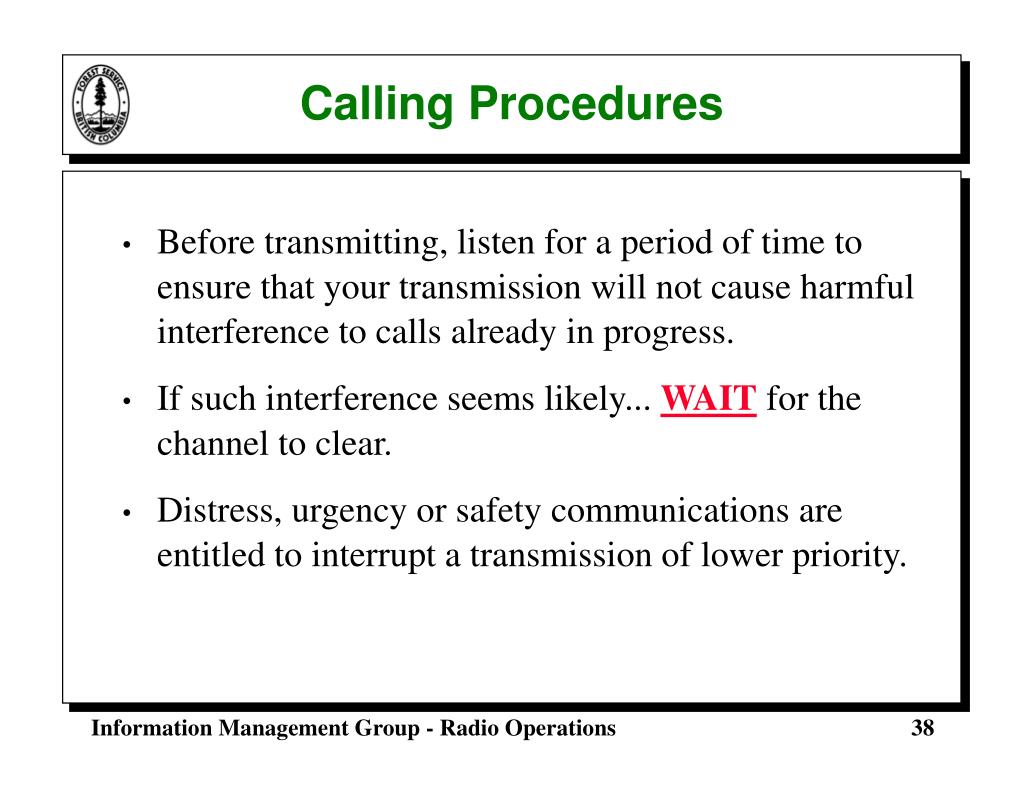 PPT Radio Operator's Training PowerPoint Presentation, free download