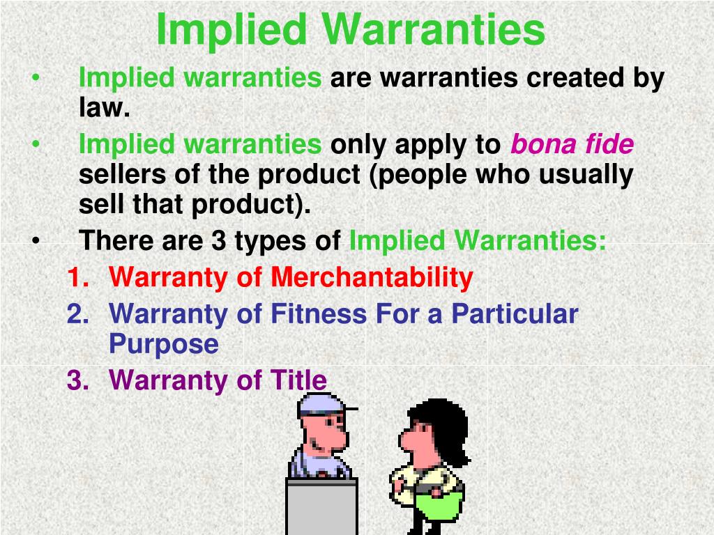 PPT Contracts and Warranties PowerPoint Presentation, free download