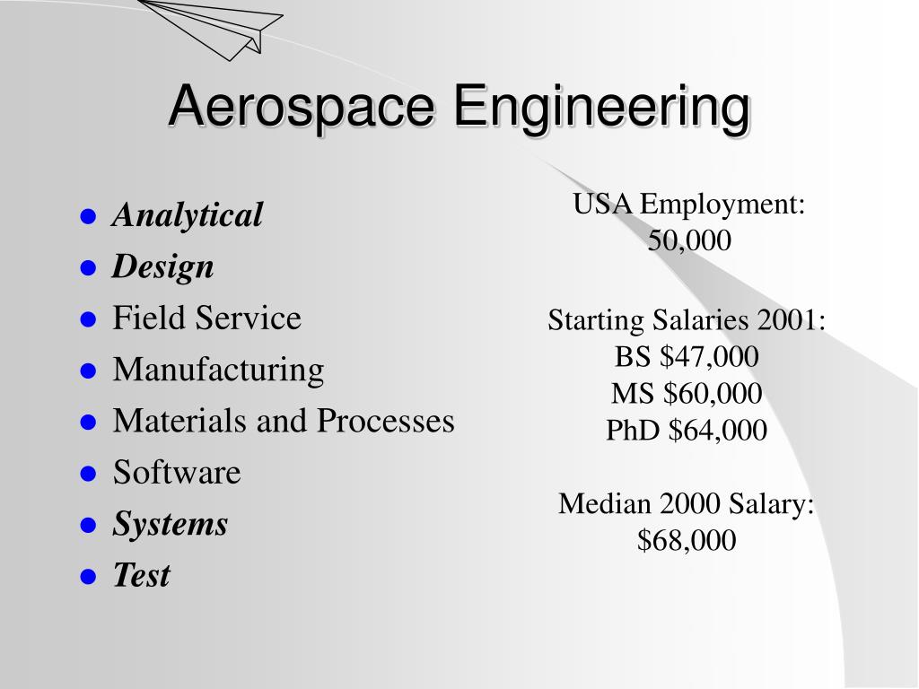 PPT Careers in Aerospace Engineering PowerPoint Presentation, free