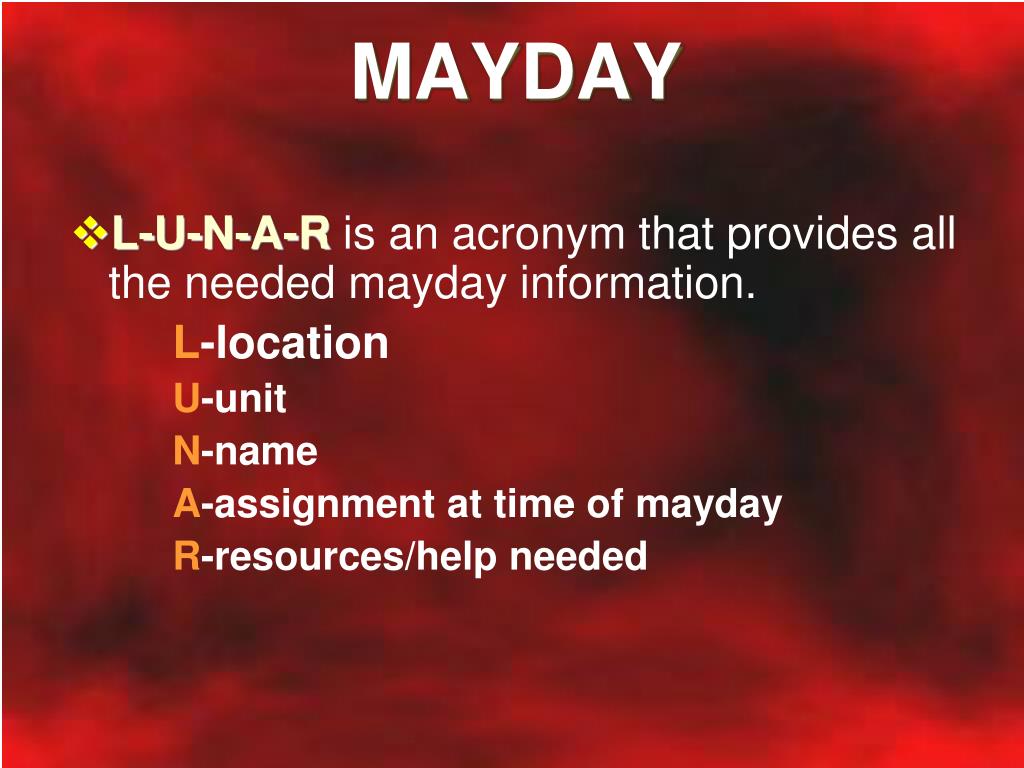 PPT SECTION I MAYDAY PROCEDURES PowerPoint Presentation, free
