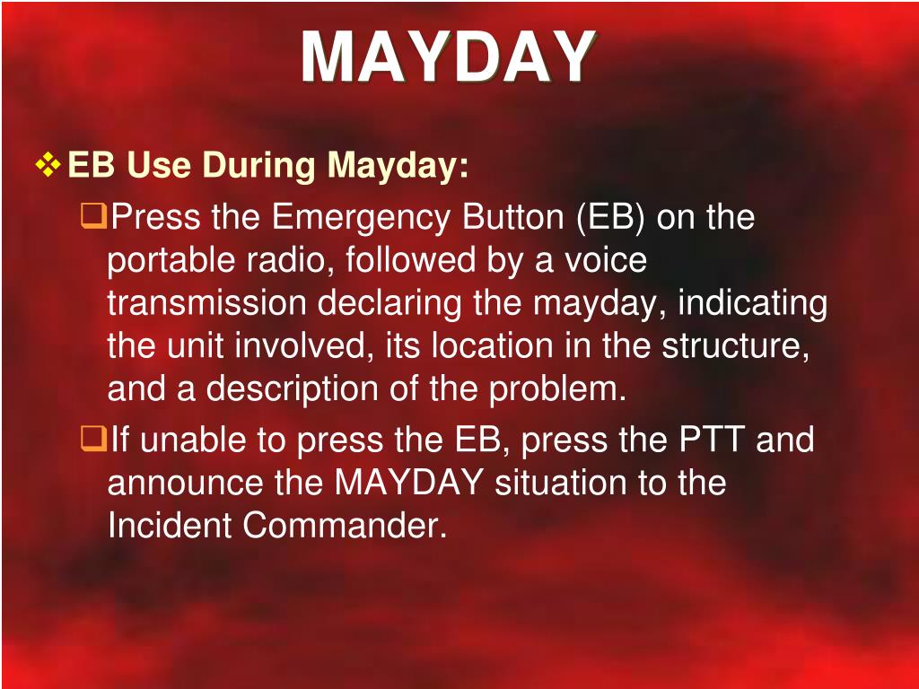 PPT SECTION I MAYDAY PROCEDURES PowerPoint Presentation, free