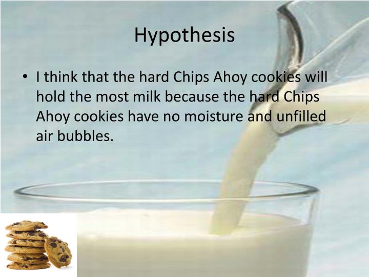 PPT The cookies and Milk Experiment PowerPoint Presentation ID713564