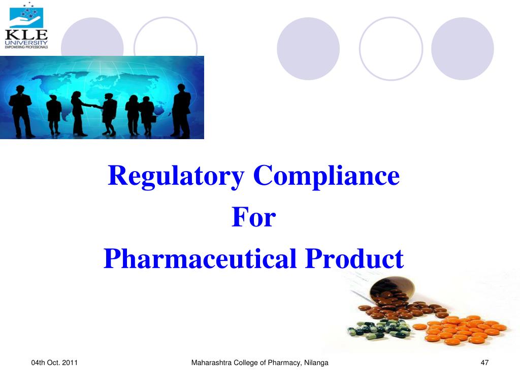 PPT Quality Assurance and Regulatory Compliance for Pharmaceutical