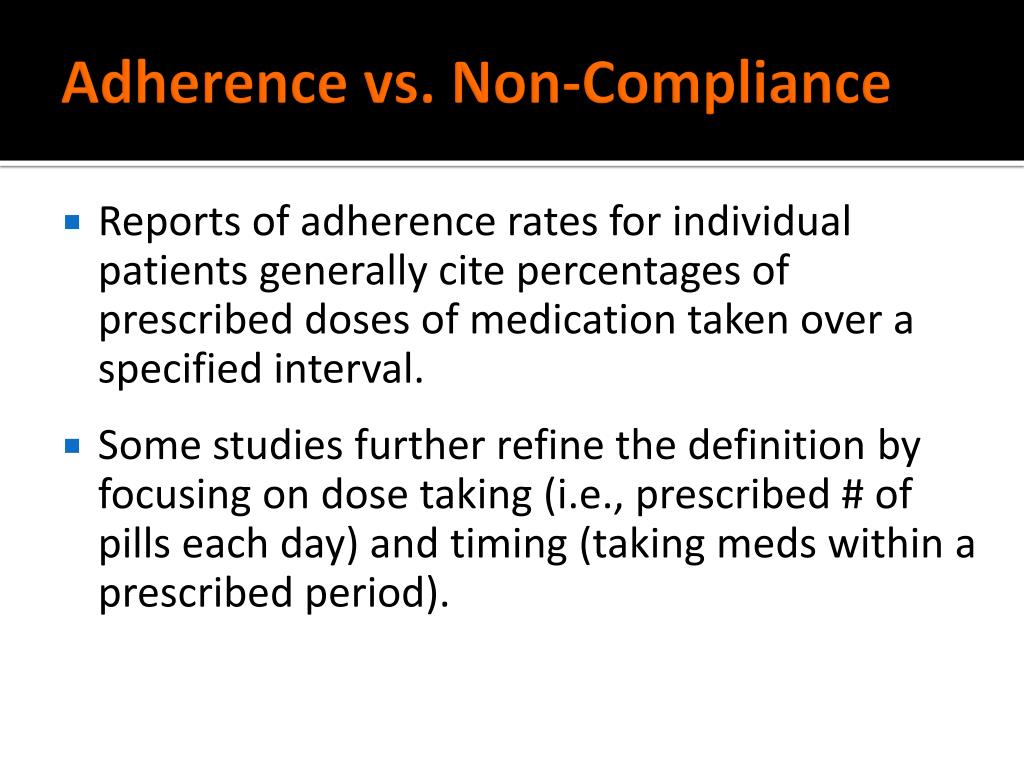 PPT Fundamentals of Medical NonAdherence (and delivering bad news