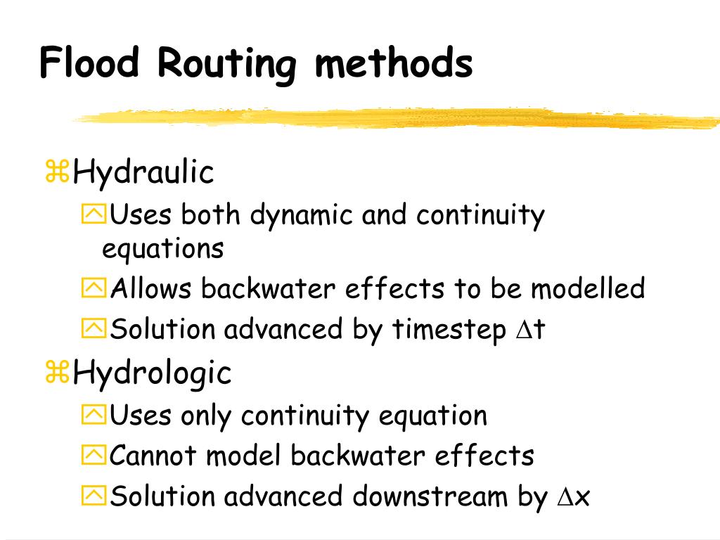 PPT Flood Routing definitions PowerPoint Presentation, free download