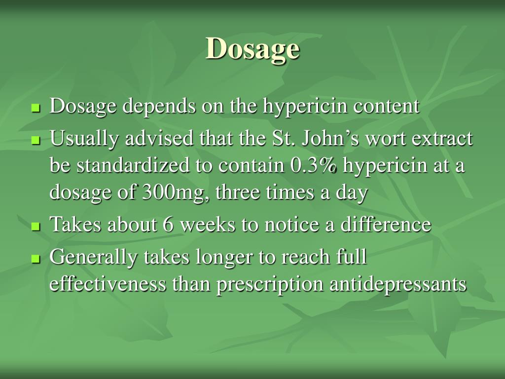 PPT St. John’s Wort PowerPoint Presentation, free download ID720341