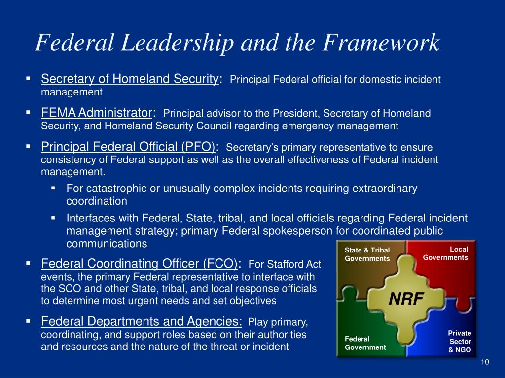 PPT National Response Framework PowerPoint Presentation, free