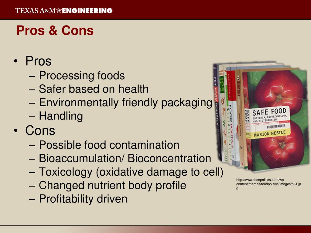 PPT Applications of Nanotechnology in the Food Industry PowerPoint